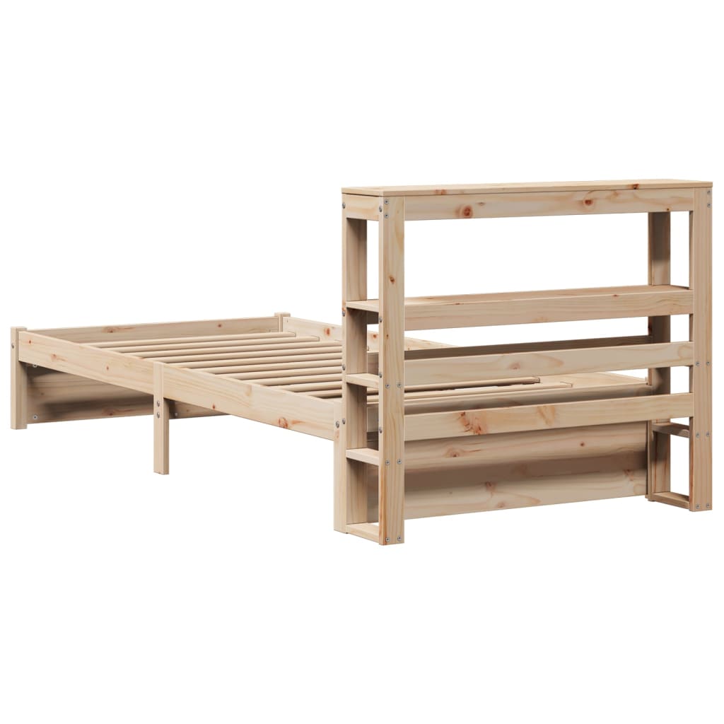 Sengeramme med hodegavl 75x190 cm heltre furu