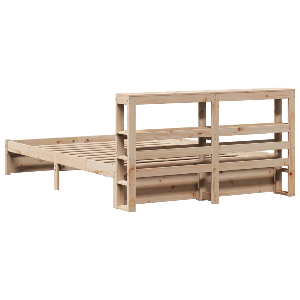 Sengeramme med hodegavl 120x190 cm heltre furu