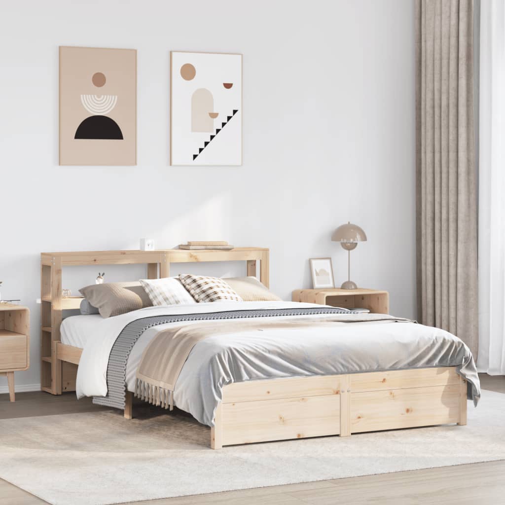 Sengeramme med hodegavl 120x190 cm heltre furu