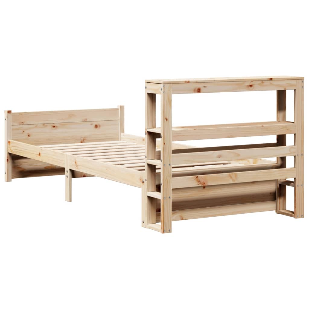 Sengeramme med hodegavl 90x200 cm heltre furu