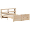 Sengeramme med hodegavl 140x200 cm heltre furu