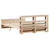 Sengeramme med hodegavl 140x200 cm heltre furu