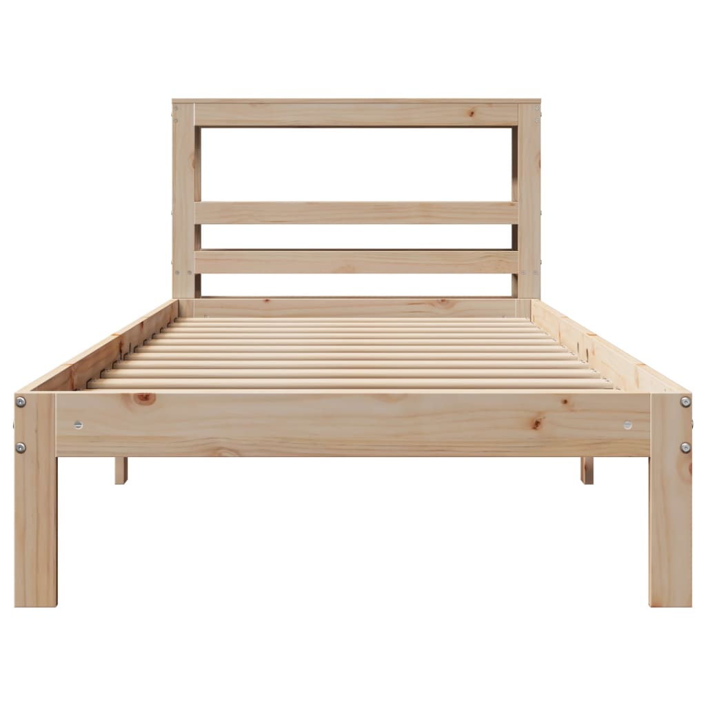 Sengeramme med hodegavl 90x190 cm heltre furu