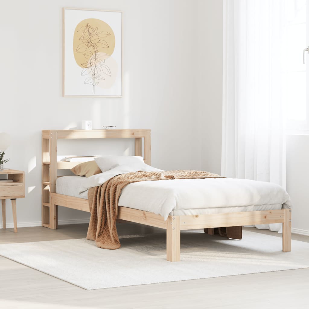 Sengeramme med hodegavl 90x190 cm heltre furu