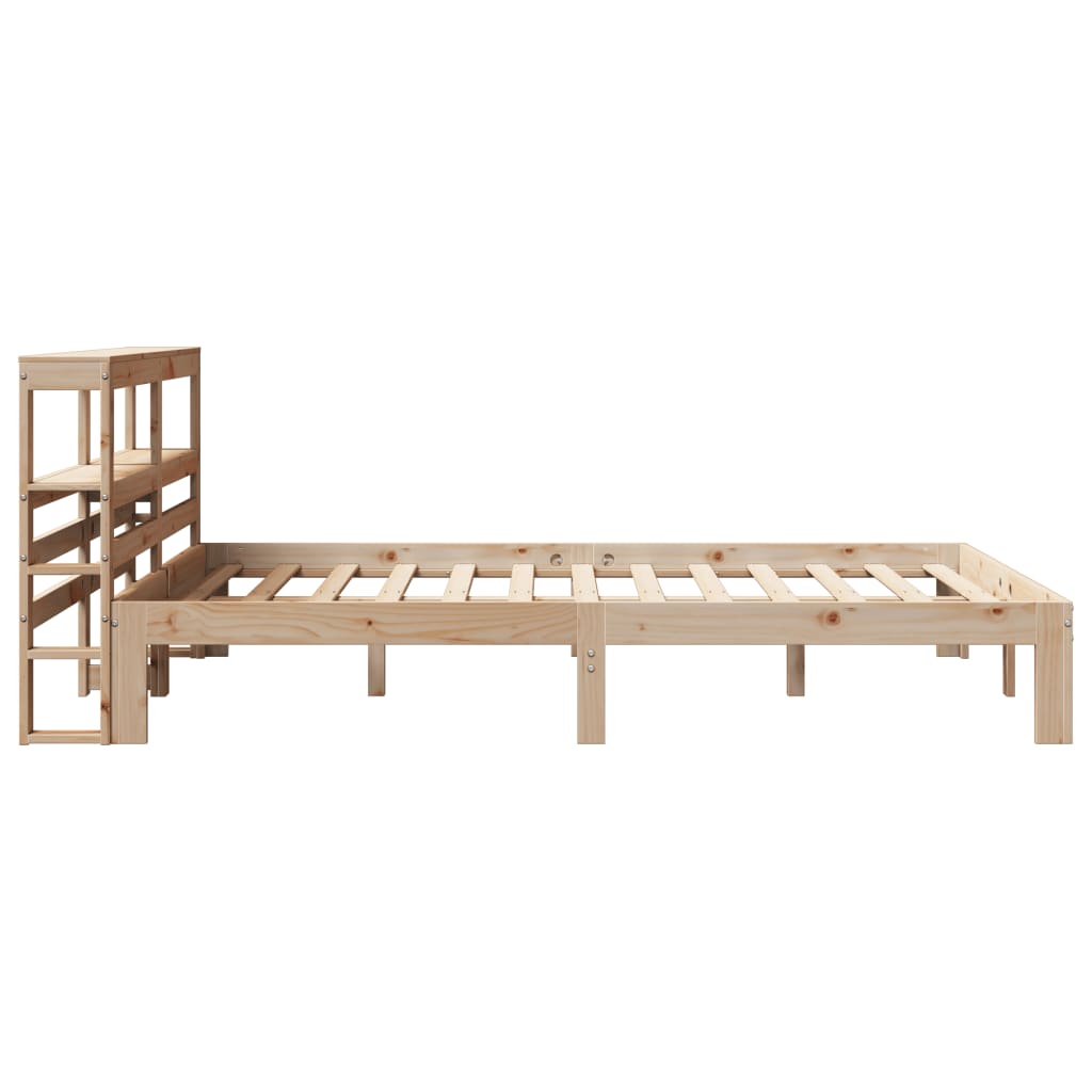 Sengeramme med hodegavl 140x200 cm heltre furu