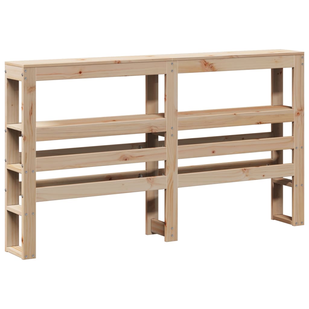 Sengeramme med hodegavl 140x200 cm heltre furu