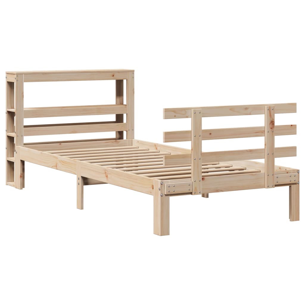 Sengeramme med hodegavl 90x190 cm heltre furu