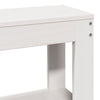Sengeramme med hodegavl hvit 120x190 cm heltre furu