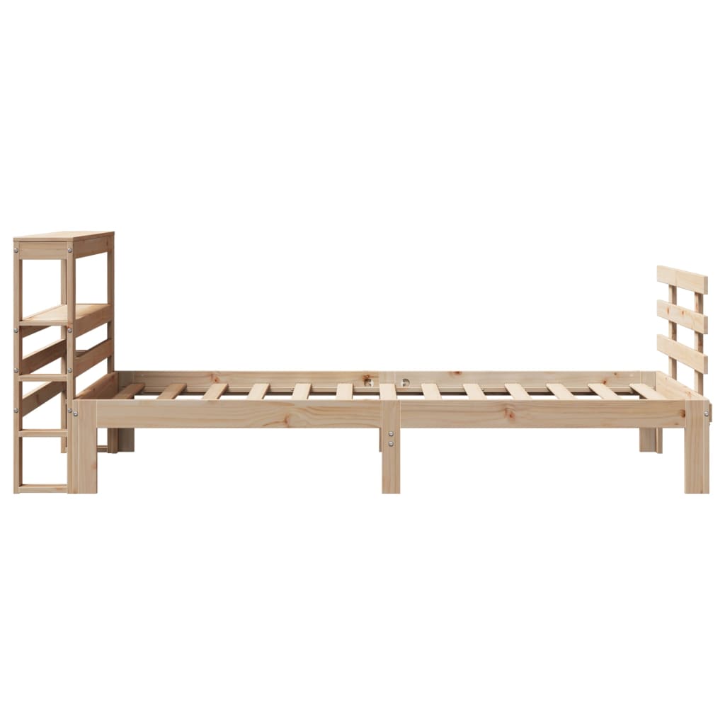 Sengeramme med hodegavl 90x200 cm heltre furu