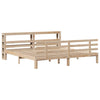 Sengeramme med hodegavl 200x200 cm heltre furu