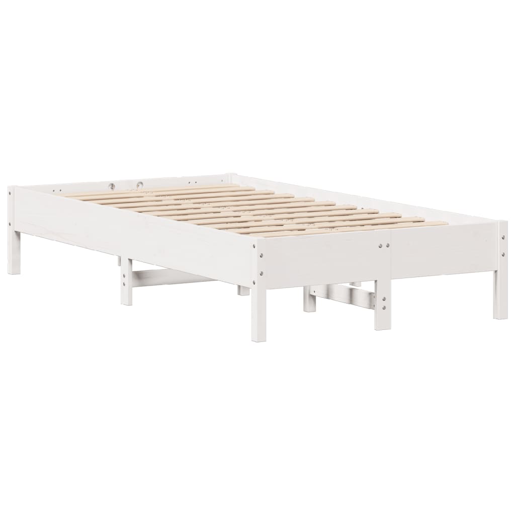 Sengeramme uten madrass hvit 90x190 cm heltre furu