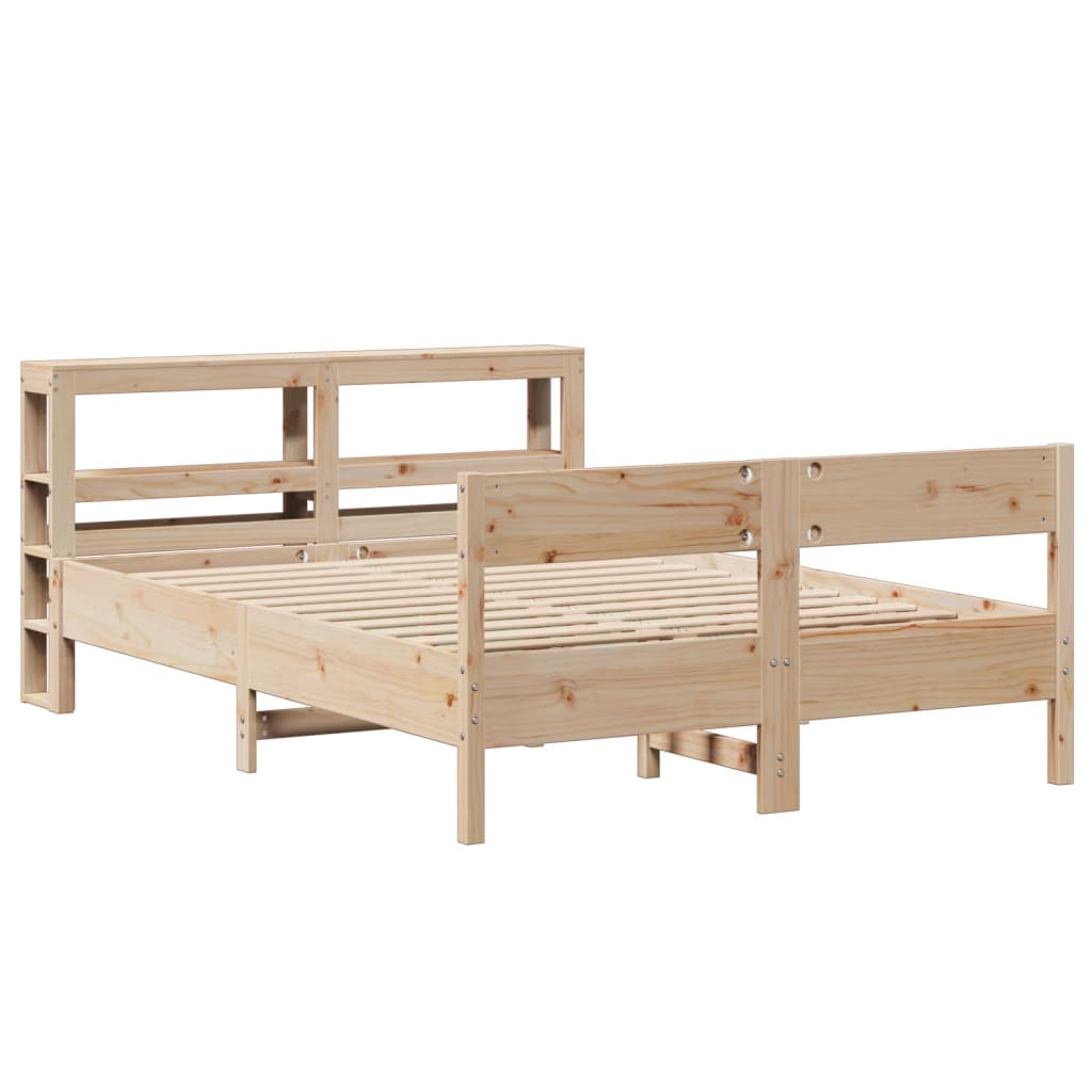 Sengeramme uten madrass 140x200 cm heltre furu