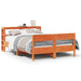 Sengeramme uten madrass brun 135x190 cm heltre furu