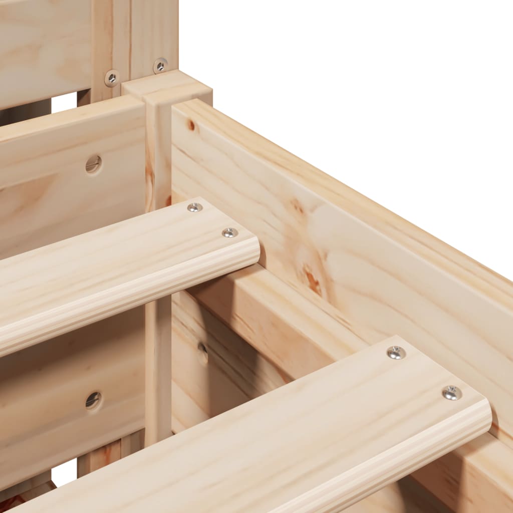 Sengeramme uten madrass 120x190 cm heltre furu