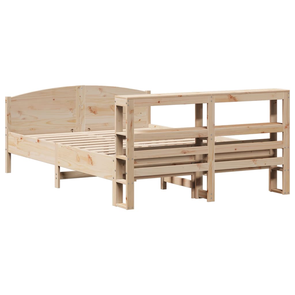 Sengeramme uten madrass 140x200 cm heltre furu