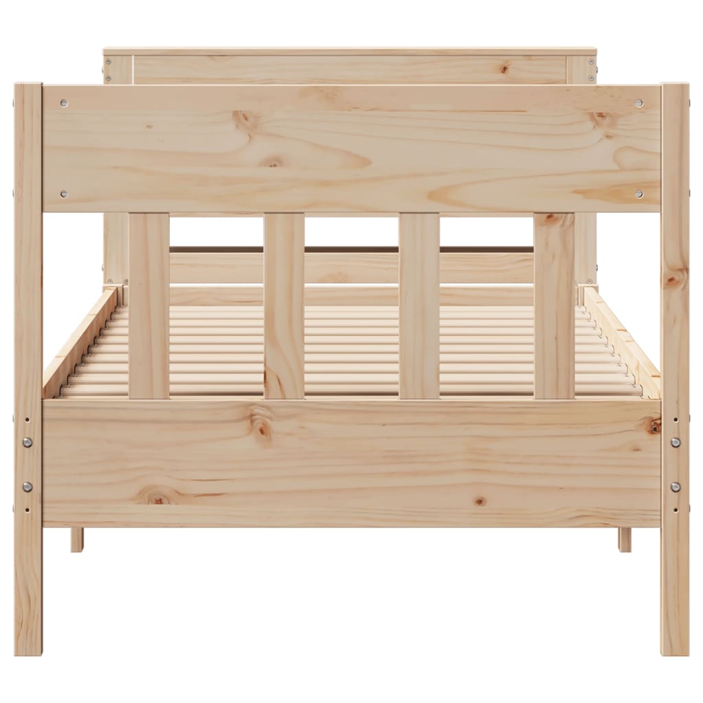 Sengeramme uten madrass 75x190 cm heltre furu
