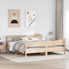 Sengeramme med hodegavl 200x200 cm heltre furu