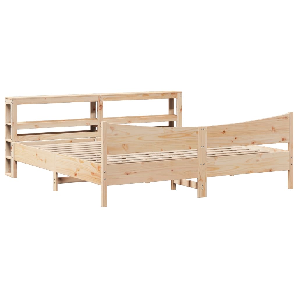 Sengeramme med hodegavl 180x200 cm heltre furu