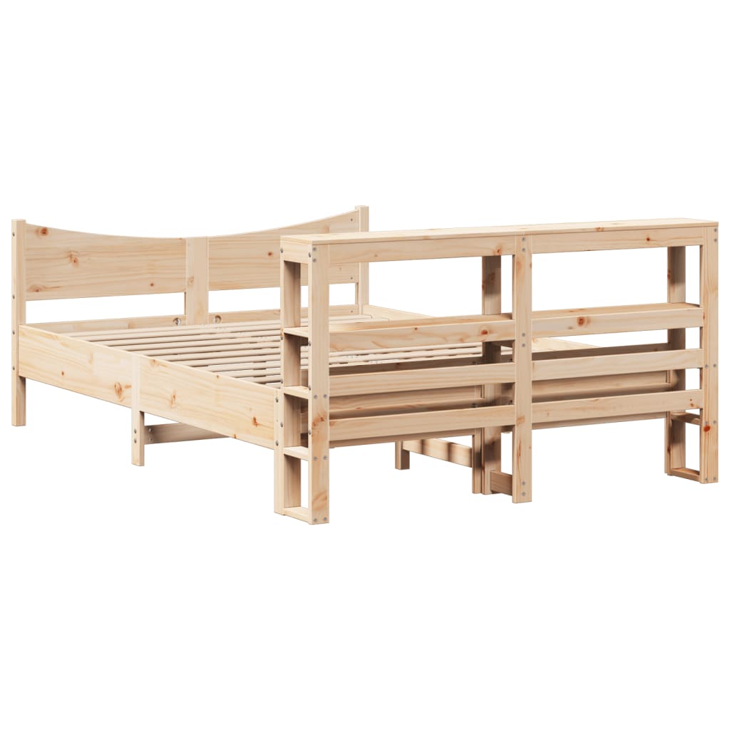 Sengeramme med hodegavl 150x200 cm heltre furu