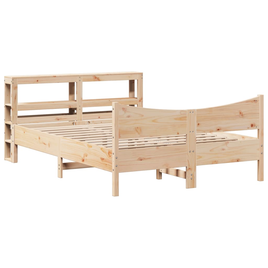 Sengeramme med hodegavl 140x200 cm heltre furu