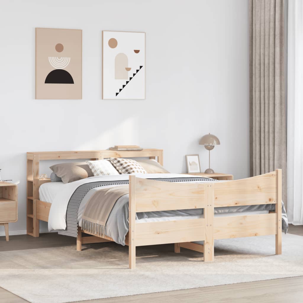 Sengeramme med hodegavl 120x190 cm heltre furu