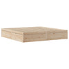 Sengeramme med hodegavl 200x200 cm heltre furu