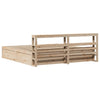 Sengeramme med hodegavl 200x200 cm heltre furu