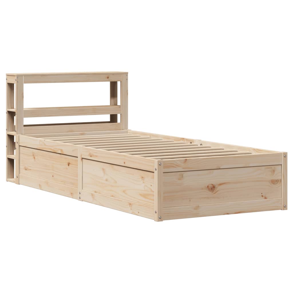 Sengeramme med hodegavl 75x190 cm heltre furu