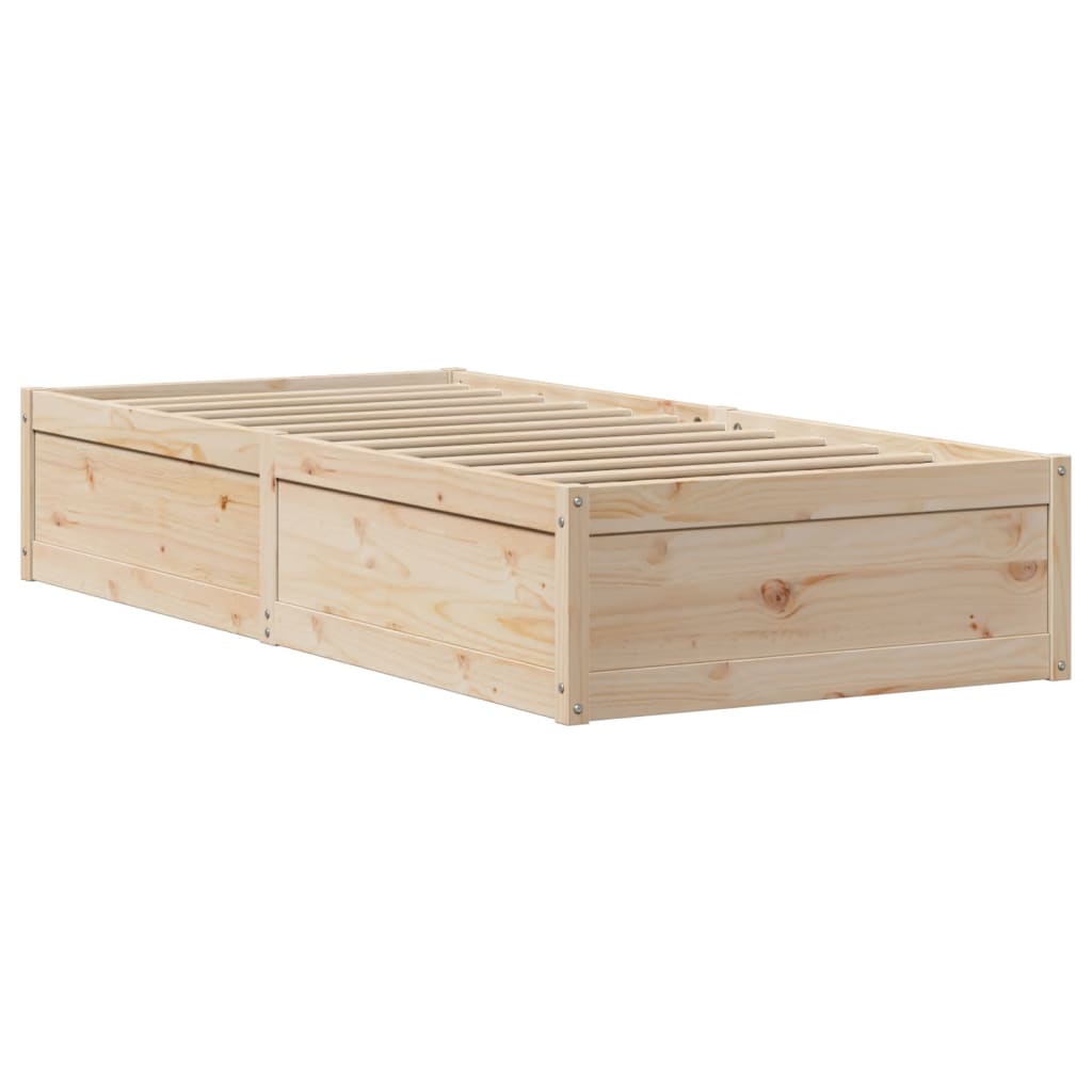 Sengeramme med hodegavl 75x190 cm heltre furu