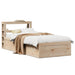 Sengeramme med hodegavl 75x190 cm heltre furu