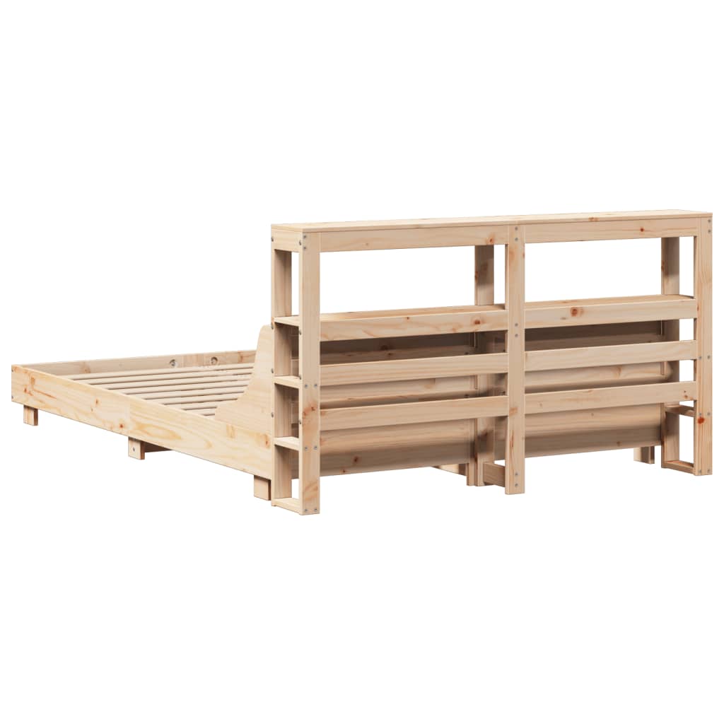 Sengeramme uten madrass 140x200 cm heltre furu