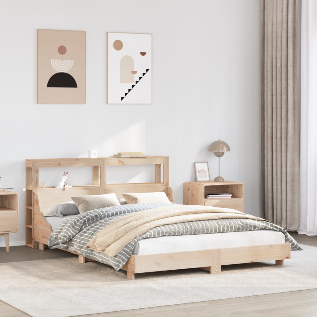 Sengeramme uten madrass 140x190 cm heltre furu