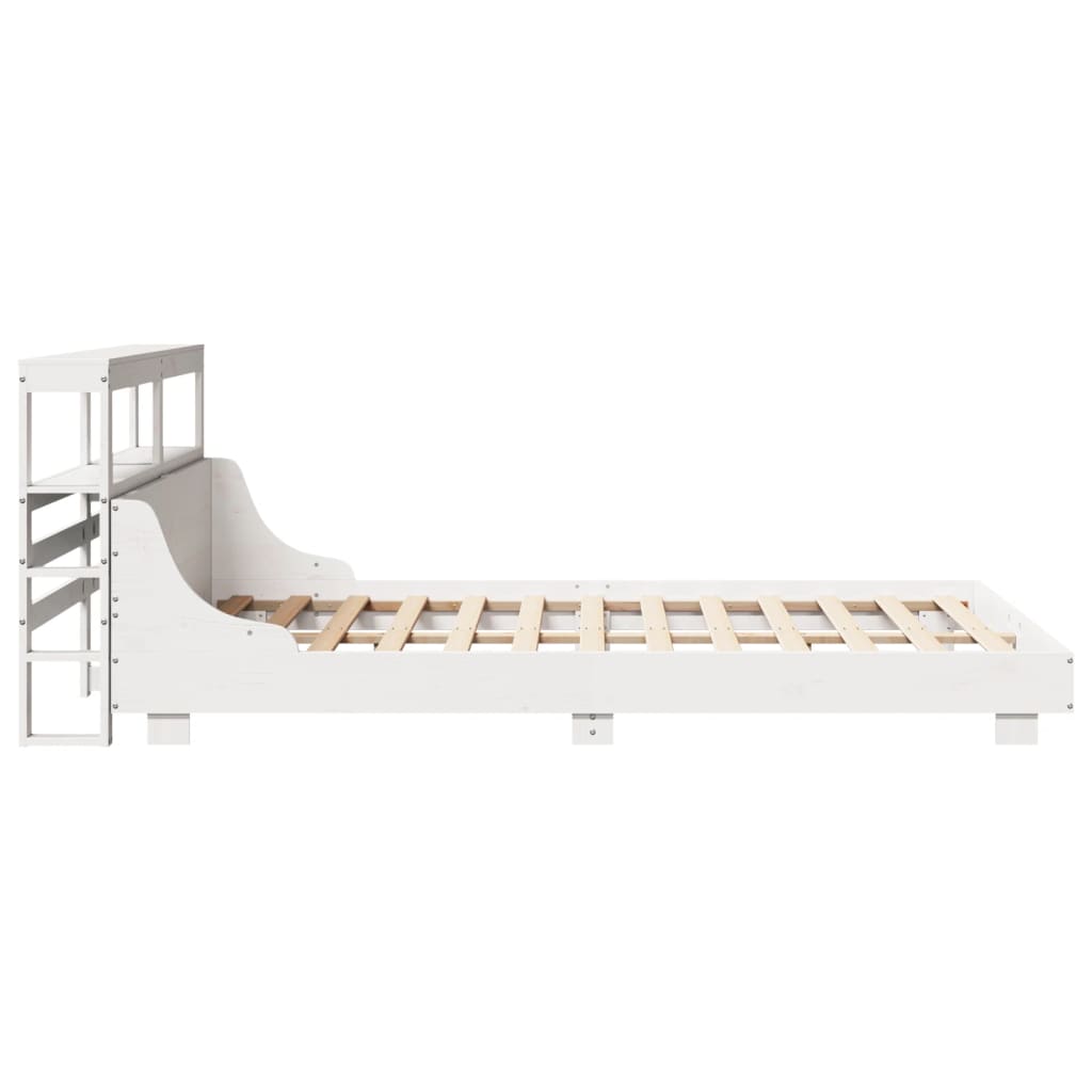 Sengeramme uten madrass hvit 120x190 cm heltre furu