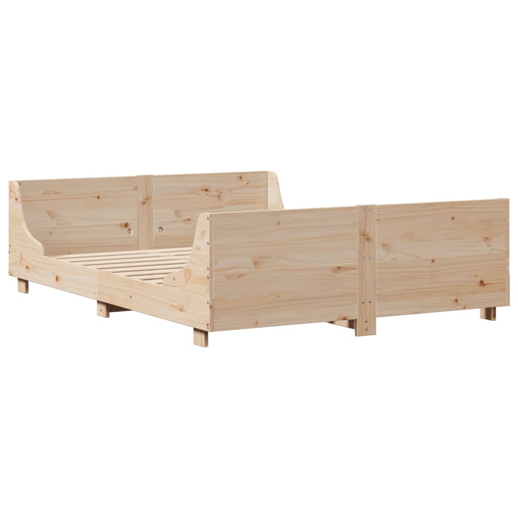 Sengeramme uten madrass 140x200 cm heltre furu