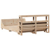 Sengeramme uten madrass 140x190 cm heltre furu