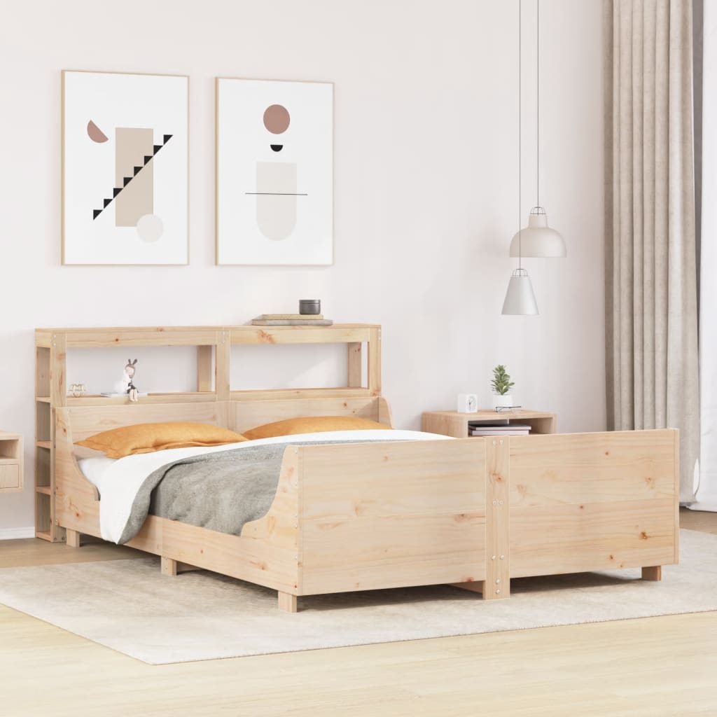 Sengeramme uten madrass 140x190 cm heltre furu