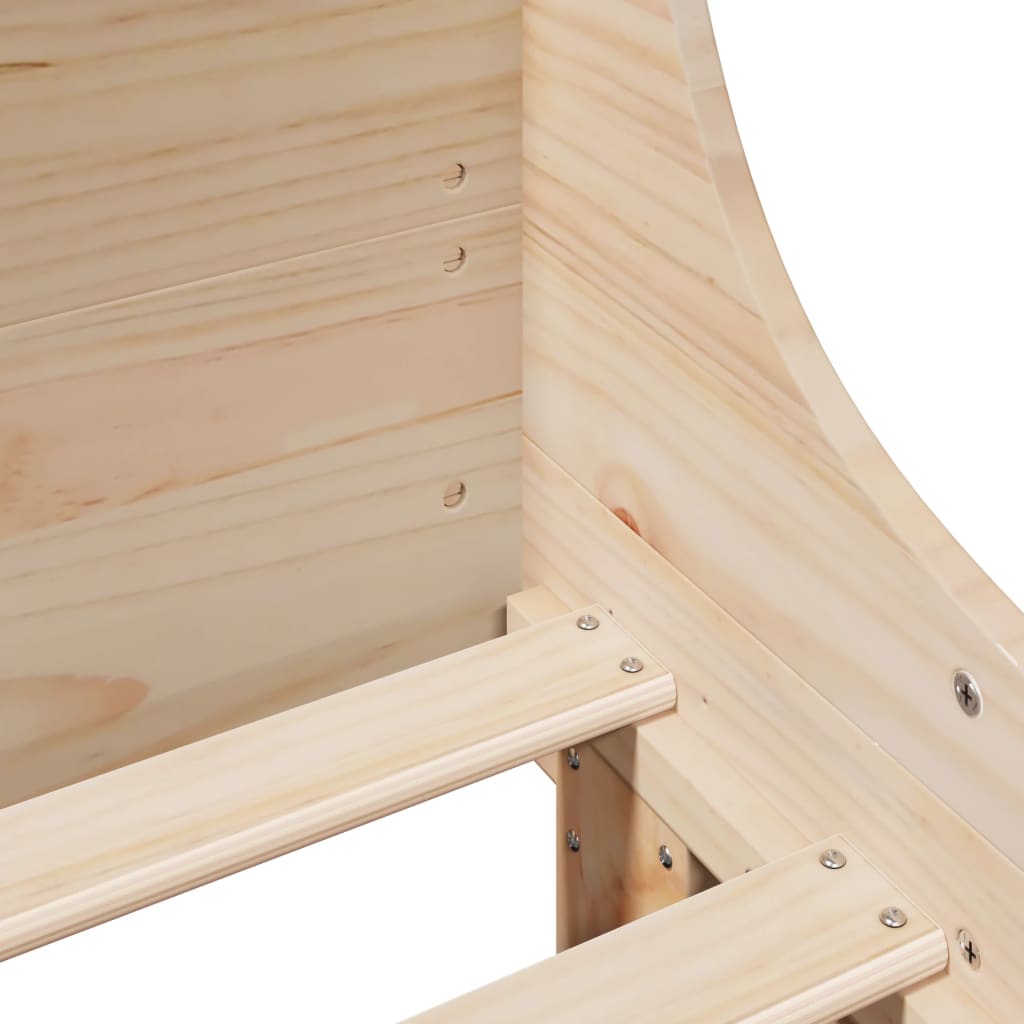 Sengeramme uten madrass 75x190 cm heltre furu