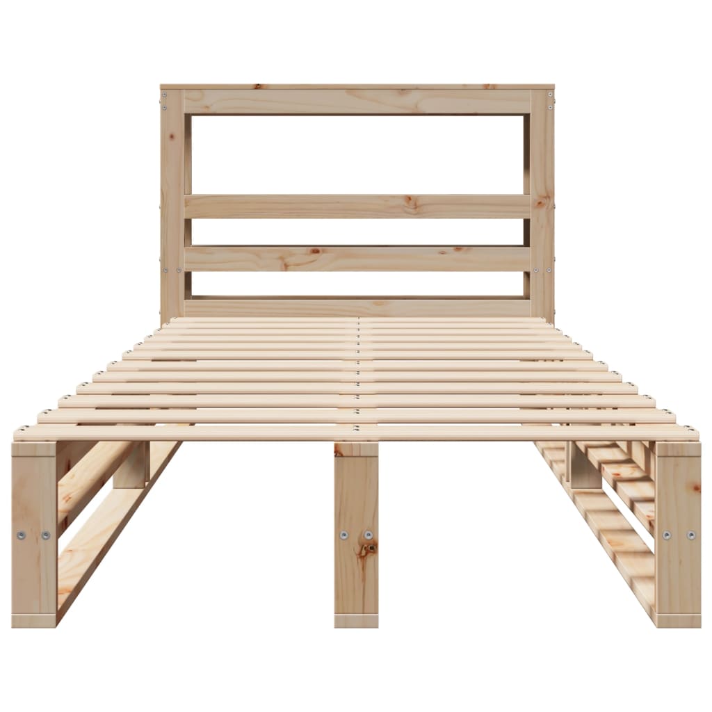 Sengeramme uten madrass 90x200 cm heltre furu