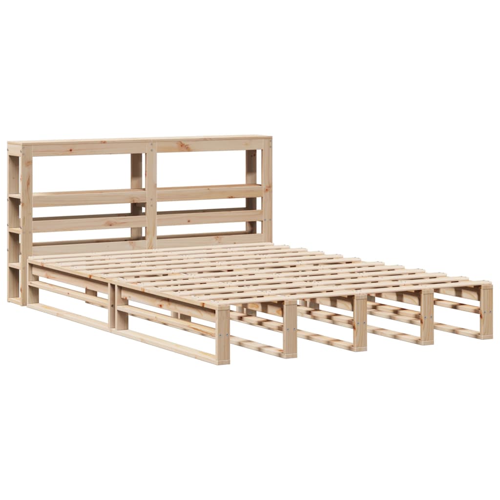 Sengeramme uten madrass 140x200 cm heltre furu