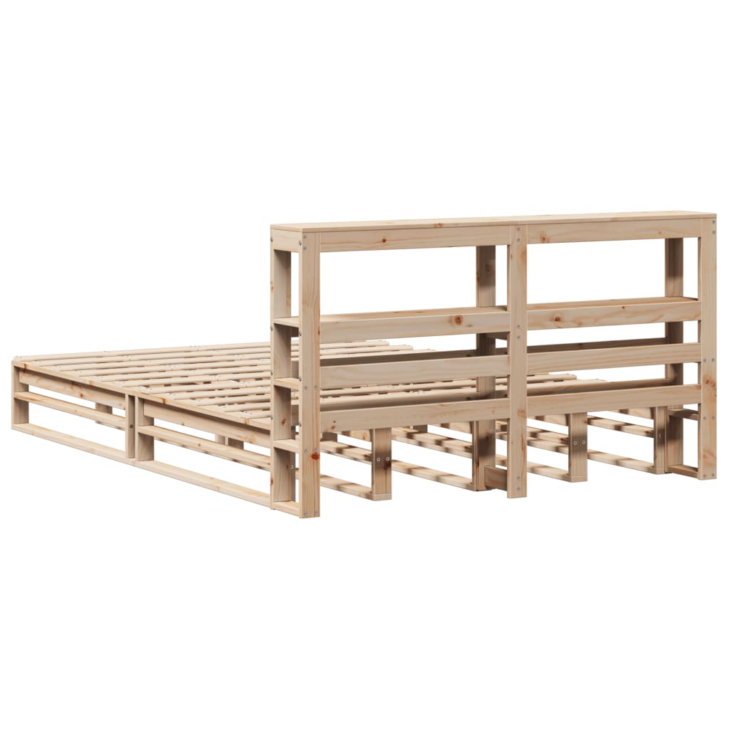 Sengeramme uten madrass 140x200 cm heltre furu