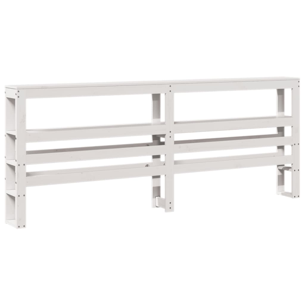 Sengeramme uten madrass hvit 180x200 cm heltre furu