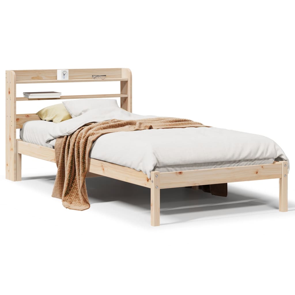Sengeramme uten madrass 75x190 cm heltre furu