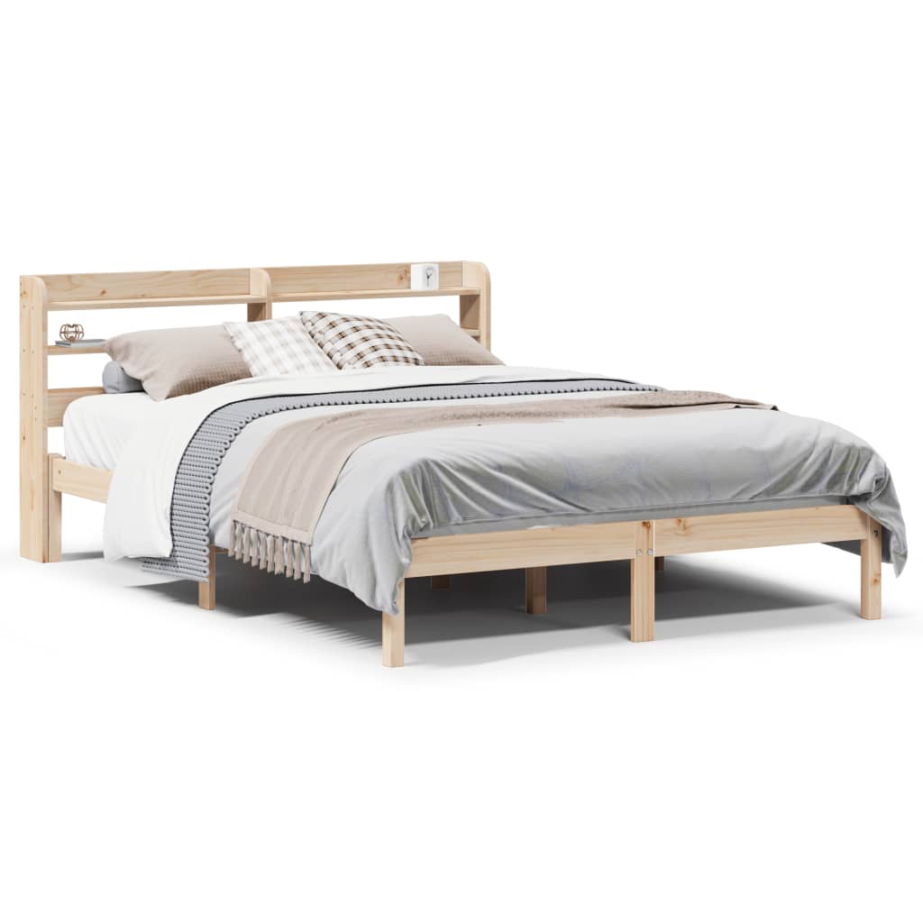 Sengeramme uten madrass 140x190 cm heltre furu