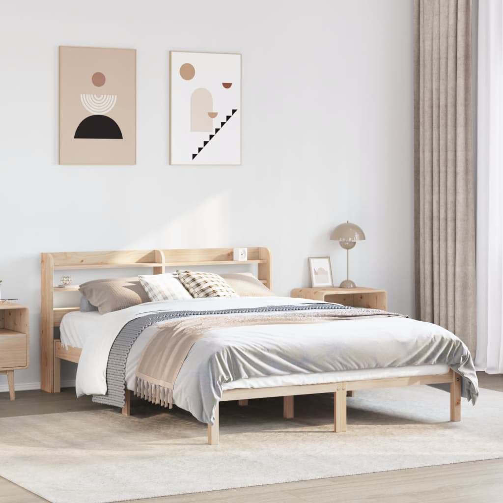 Sengeramme uten madrass 140x190 cm heltre furu