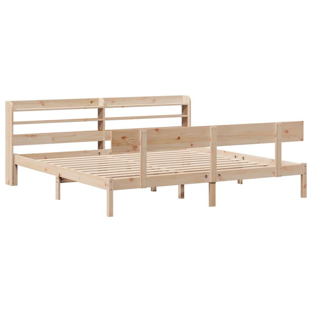 Sengeramme uten madrass 180x200 cm heltre furu