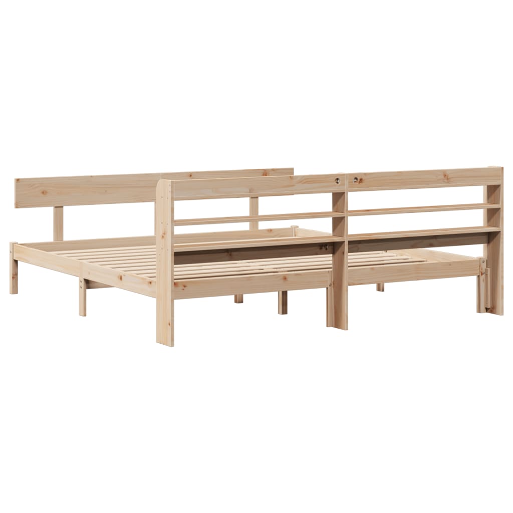 Sengeramme uten madrass 180x200 cm heltre furu