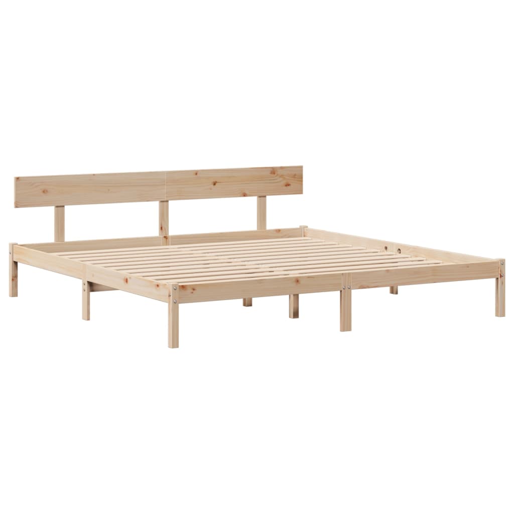 Sengeramme uten madrass 180x200 cm heltre furu
