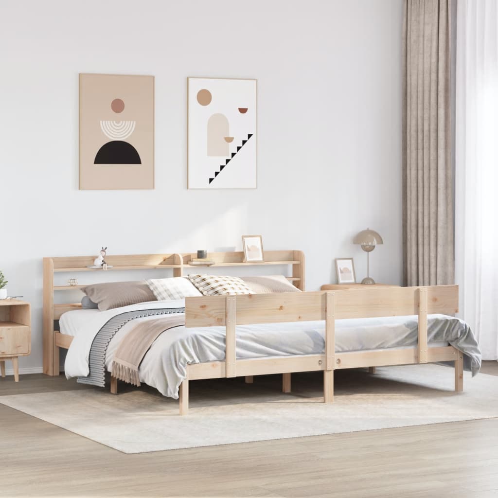 Sengeramme uten madrass 180x200 cm heltre furu