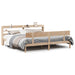 Sengeramme med madrass 200x200 cm heltre furu