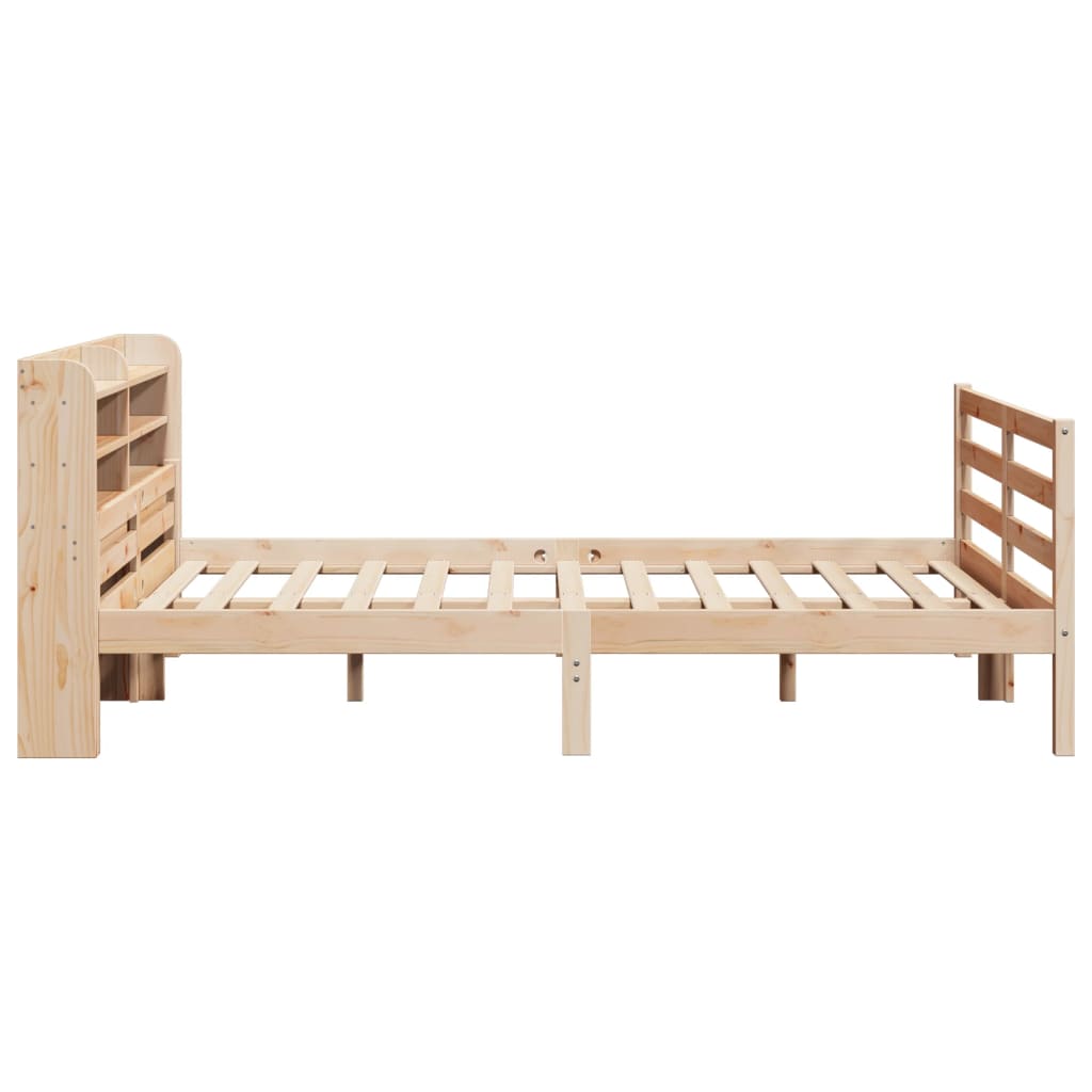 Sengeramme med hodegavl 135x190 cm heltre furu